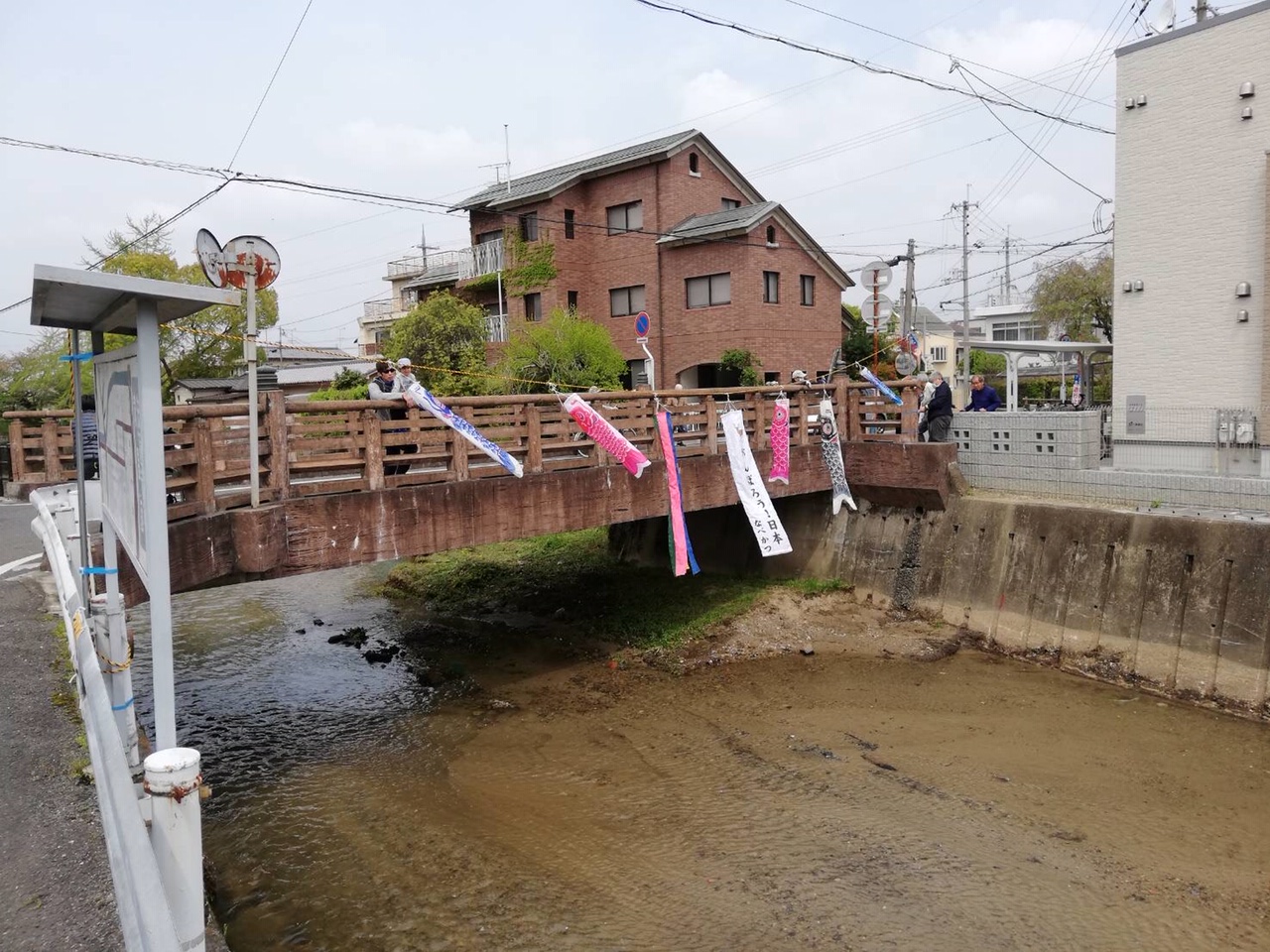 佐保川鯉のぼり